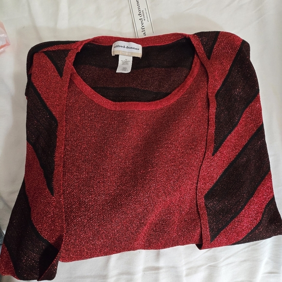 ALFRED dunner WOMENS shimmer tierd sweater top SIZE 3X nwt - Picture 3 of 5